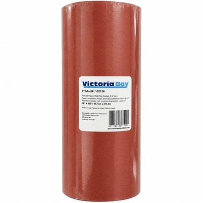 null Red Poly-Coated Freezer Paper Roll 18" x 900' 1 rl, $59.99/1ea