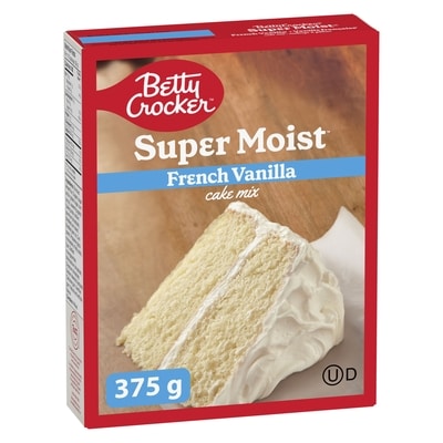 Betty Crocker Super Moist Cake Mix French Vanilla 375 g, $0.61/100g