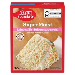 Betty Crocker Super Moist ケーキミックス Betty Crocker Super Moist Cake Mix Devil's Food - 375 g | Zehrs