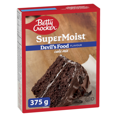 Betty Crocker Super Moist Cake Mix Devil's Food 375 g, $0.80/100g