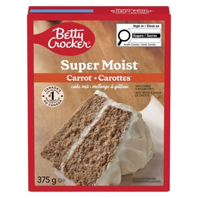 Super Moist Cake Mix Carrot