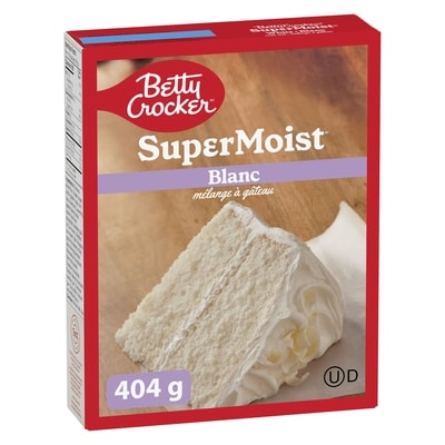 Betty Crocker Mélange à gâteau SuperMoist, blanc 404 g, 0,94 $/100g