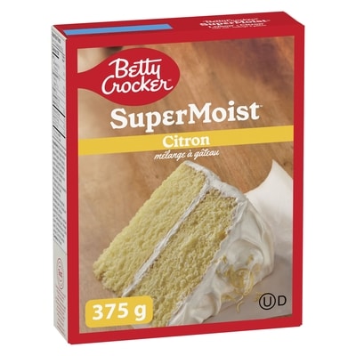 Betty Crocker Super Moist mélange à gâteau citron 375 g, 1,01 $/100g