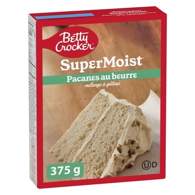Betty Crocker Super Moist mélange à gâteau noix de pécan 375 g, 1,01 $/100g
