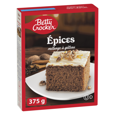 Betty Crocker Mélange à gâteau épices 375 g, 1,20 $/100g