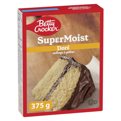 Betty Crocker Super Moist mélange à gâteau doré 375 g, 0,80 $/100g