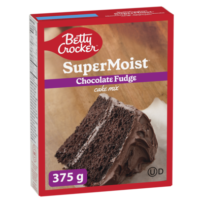 Betty Crocker Super Moist Cake Mix Chocolate Fudge 375 g, $0.80/100g