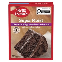 Betty Crocker Super Moist Cake Mix Chocolate Fudge - 375 g | Zehrs