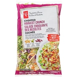 le Choix du Président Salade croquante des récoltes hachée 285 g, 2,46 $/100g