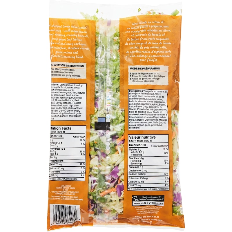 Chopped Lemon Tahini Crunch Salad Kit