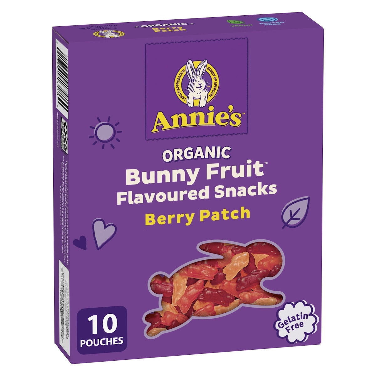 Annie's Bunny Fruit Snacks, Berry Patch
