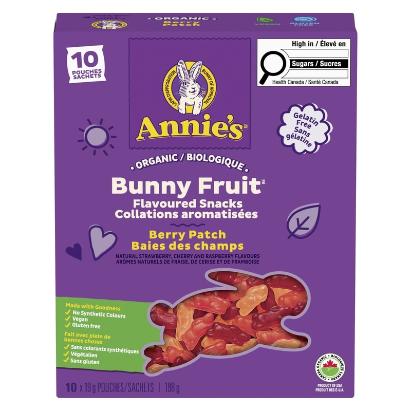 Bunny Fruit Snacks, Berry Patch