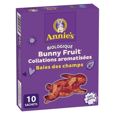 Annie's Collations aux fruits Bunny Fruit baies des champs 198 g, 3,28 $/100g