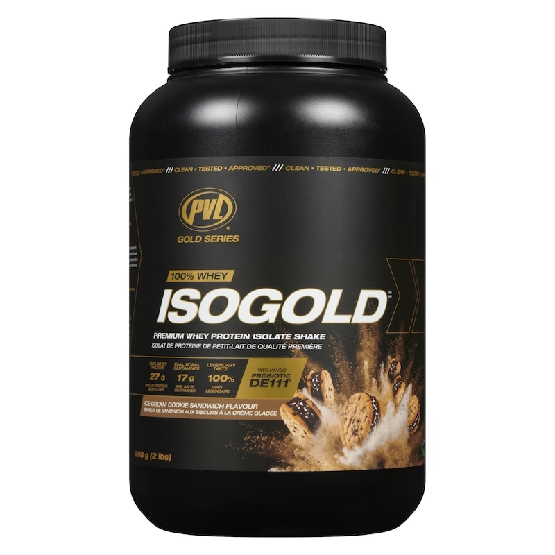 Iso Gold Premium Whey Protein Isolate Shake Ice Cream Cookie Sandwich Flavour