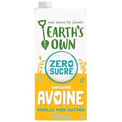 Earth’s Own Sans gluten Boisson à l’avoine Vanille Zéro sucre 946 ml, 0,29 $/100ml