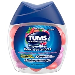 Tums Bouchées Tendres Baies Assorties 32 ea, 0,17 $/1ch