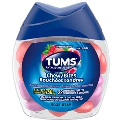 Tums Bouchées Tendres Baies Assorties 32 ea, 0,16 $/1ch