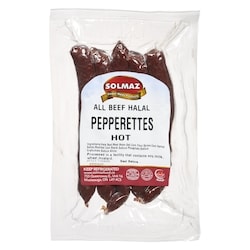 Solmaz Pepperettes Hot 200 g, $4.40/100g
