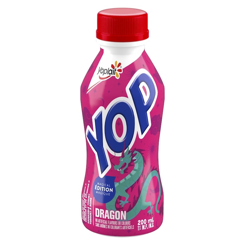 Yop 1% Drinkable Yogurt, Magical Edition, Yogurt Drink