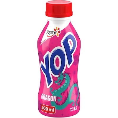 Yoplait Yogourt à boire, Yop 1%, Édition magique, boisson au yogourt 200 ml, 1,00 $/100ml