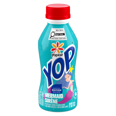 Yoplait Yogourt à boire, Yop 1%, Édition magique, boisson au yogourt 200 ml, 0,75 $/100ml