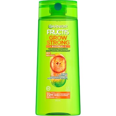 Garnier Fructis Grow Strong Thickening Shampooing Épaississant pour Cheveux Fins, avec Vitamine C 650 ml, 1,54 $/100ml