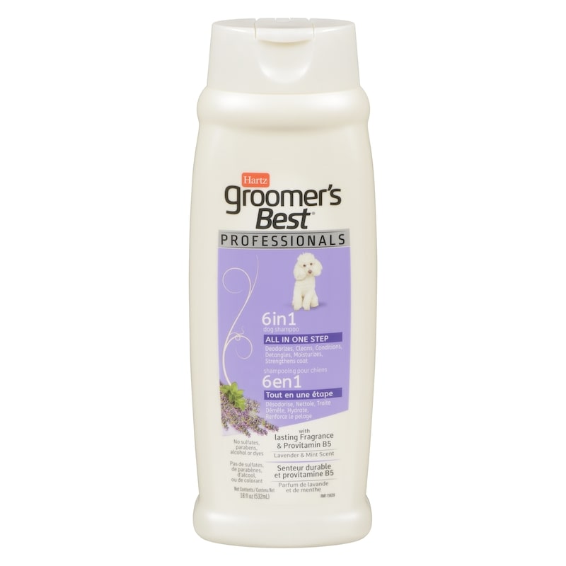 Groomer's Best Professionals 6 In 1 Dog Shampoo Lavender & Mint Scent