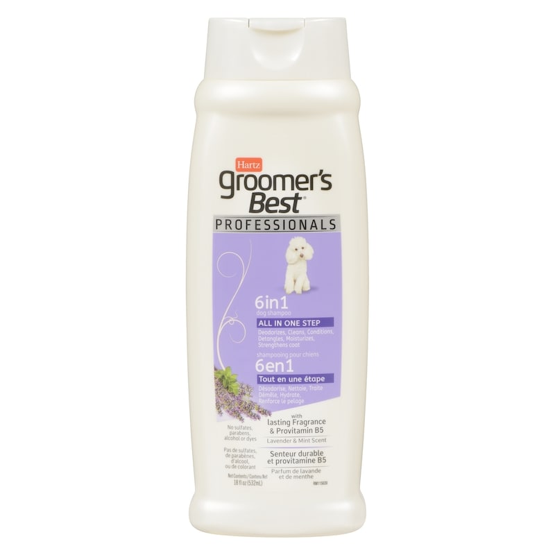 Groomer's Best Professionals 6 In 1 Dog Shampoo Lavender & Mint Scent