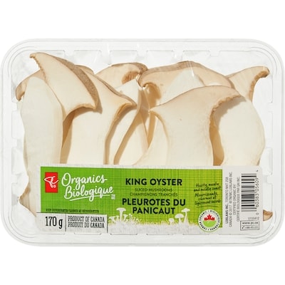 PC Organics Organics King Oyster Sliced Mushrooms 170 g, $3.53/100g