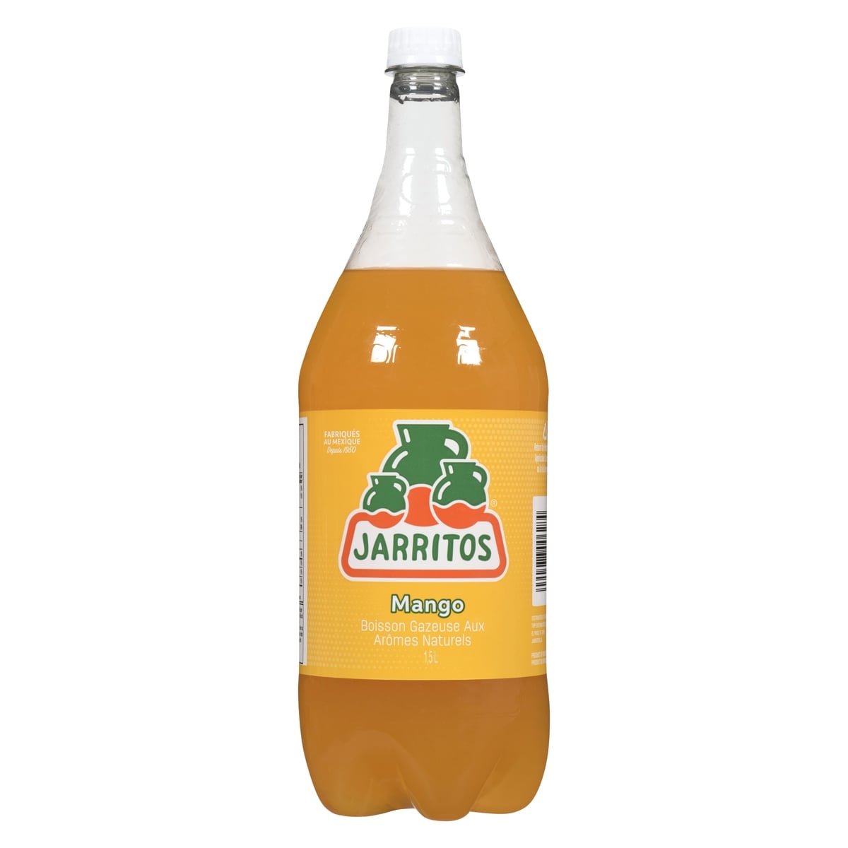 Jarritos Boisson gazeuse aux arômes naturels mango 1.5 l, 0,33 $/100ml