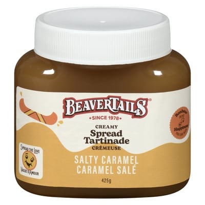 BeaverTails Tartinade onctueuse caramel salé 425 g, 1,18 $/100g