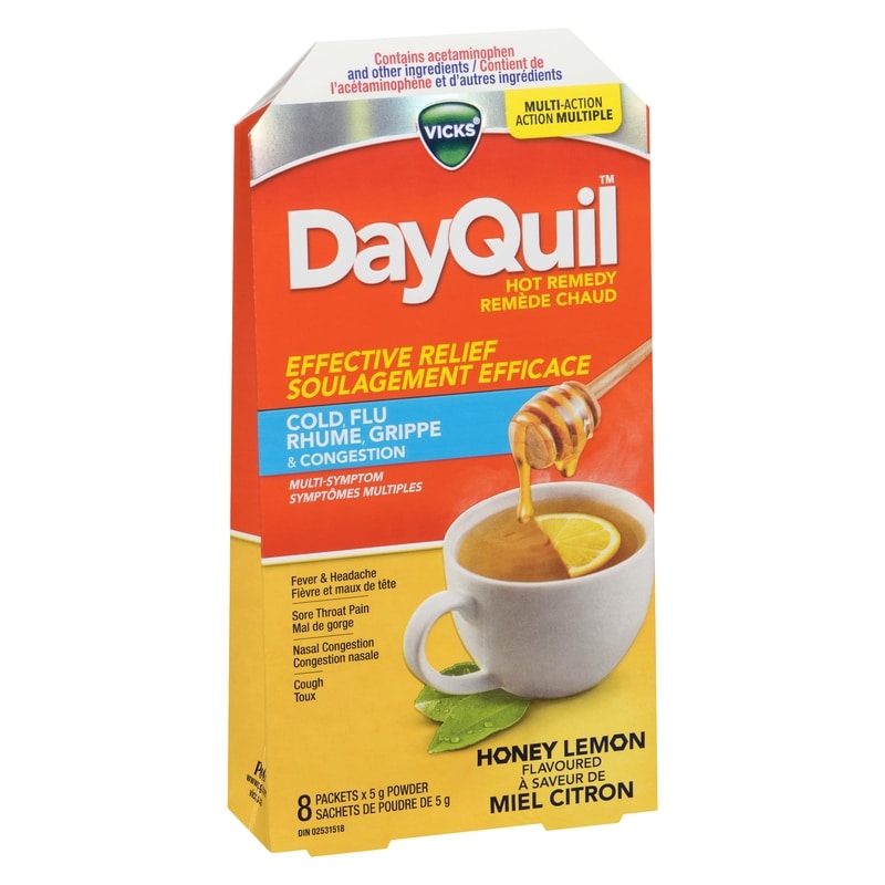 Dayquil Hot Remedy Cold, Flu & Congestion Medicine