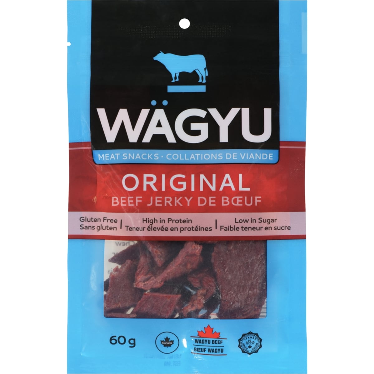 Wagyu Meat Snacks Original Beef Jerky 60 g, $19.98/100g