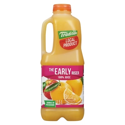 Tradition 100% Juice, The Early Riser 1.5 l, $0.37/100ml