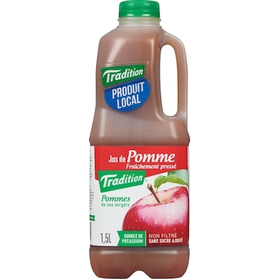 Tradition Cidre de pomme, sans sucre ajouté 1.5 l, 0,37 $/100ml
