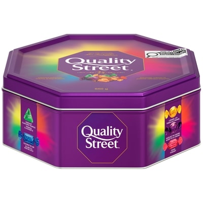 Nestlé Quality Street Chocolates & Candies, Gift Tin 650 g, $2.46/100g