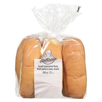 Mrs. Dunster’s Petit pains à sous-marin 384 g, 1,04 $/100g