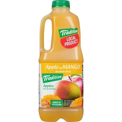 Tradition Apple Mango Juice 1.5 l, $0.37/100ml