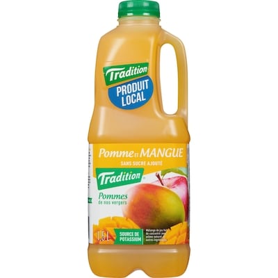 Tradition Jus de pomme et mangue 1.5 l, 0,37 $/100ml