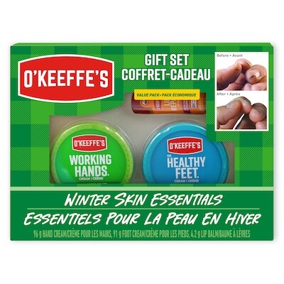 O’Keeffe’s Format économique Working Hands + Healthy Feet + Lip Repair 1 ea, 25,00 $/1ch