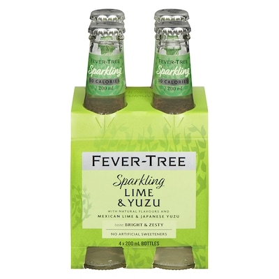 Fever Tree Sparkling Lime & Yuzu 4x200.0 ml, $1.06/100ml