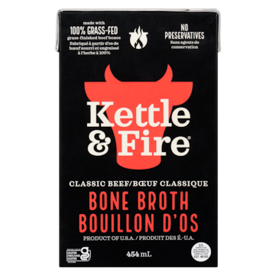 Bouillon d'os bœuf classique