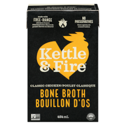 Kettle & Fire Bouillon d'os poulet classique biologique 454 ml, 2,64 $/100ml