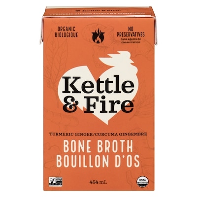 Kettle Bone Broth Turmeric Ginger Organic 454 ml, $2.86/100ml