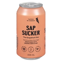 Sap Sucker Sparkling Water Beverage The Grapefruit One 355 ml, $0.70/100ml