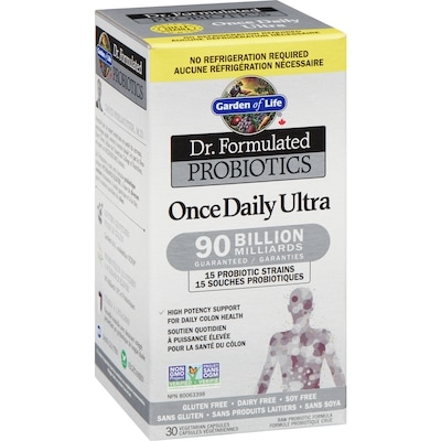 Dr. Formulated Probiotics Vegetarian Capsules Once Daily Ultra