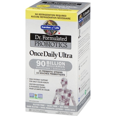 Dr. Formulated Probiotics Vegetarian Capsules Once Daily Ultra