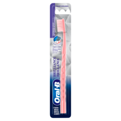 Pro Whitening Brilliance Toothbrushes, Medium, Sky Blue and Gray, 2 Count