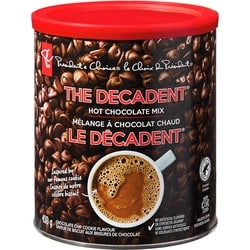 President's Choice The Decadent Hot Chocolate Mix 450 g, $1.78/100g