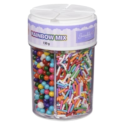 Twinkle Baker Decor 4 Cell Jar Rainbow 130 g, $3.84/100g